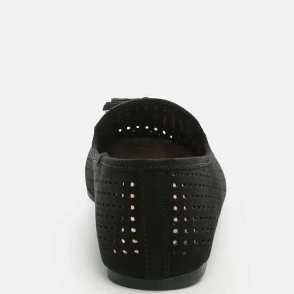 London Rag Feet Nest Black Perforated Microfiber Loafer/NIB/5 - Picture 5 of 10